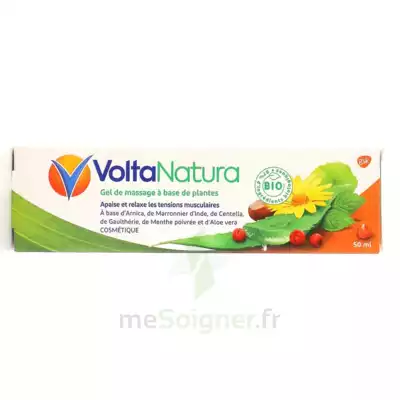 Voltanatura Gel De Massage Plantes Bio T/50ml à ROQUETTES