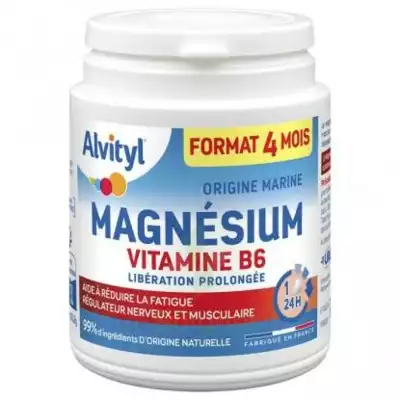 Alvityl Magnésium Vitamine B6 Libération Prolongée Comprimés Lp Pot/120 à ROQUETTES